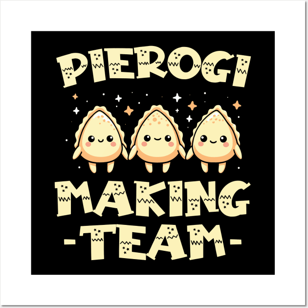 Pierogi Making Team! Polish Food Wall Art by Depot33